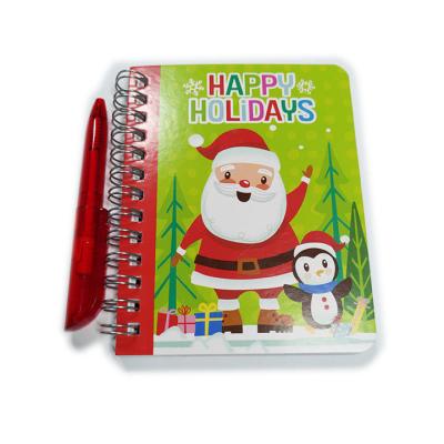 China High Quality Gift Activity Book With Pen Spiral Coil Notebook Pocket Book - Happy Holidays Promotion Goods for sale