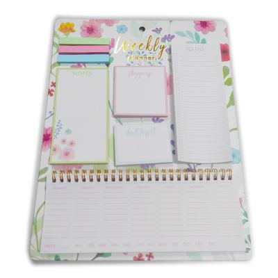 China Adhesive Notepad Planner Notepads Planner Pads Weekly Record Paper Kit for sale