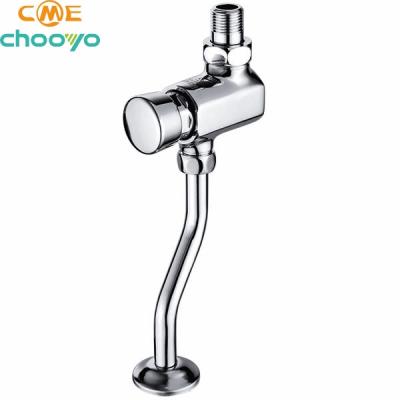 China Good Quality Modern Push Button Self Closing Time Delayed Water Saving Urinal Flow Brass Angle Valve for sale