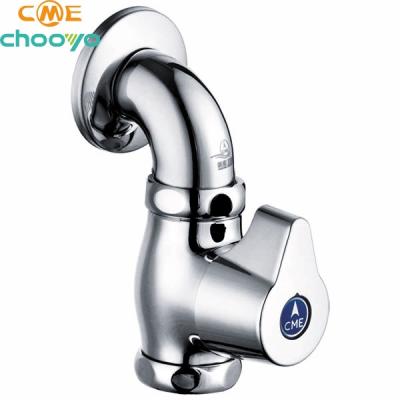 China Modern Wall Mounted Brass Push Time-Delayed WC Drain Valve for sale