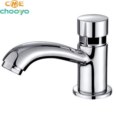 China Metered Faucets Basin Faucet Bathroom Faucet Chrome Plated Brass Basin Faucet D-11 Seal Faucet for sale