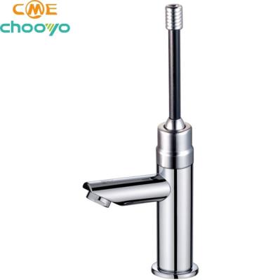 China Hot Selling Single Level Basin Faucet Long Basin Faucets Long Knob Basin Faucet Metered Basin Faucet for sale