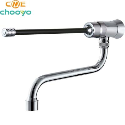 China Modern High Quality Bathroom Water Tap Faucet Time Delay Push Basin Self Closing Saving Lower Faucet for sale