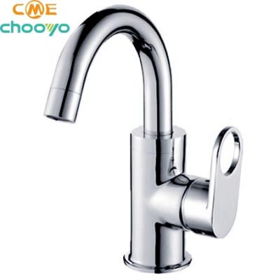 China Hot Sale Modern Chrome Plated Basin Faucet Basin Taps Chrome Lavatory Faucet for sale