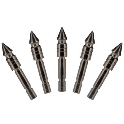 China High Percision & High Impact Archery Arrow Tips 70 Grain Diameter 4.2/5.2mm Field Points Screw Thread Inner Shape Arrowheads For Hunting Training for sale