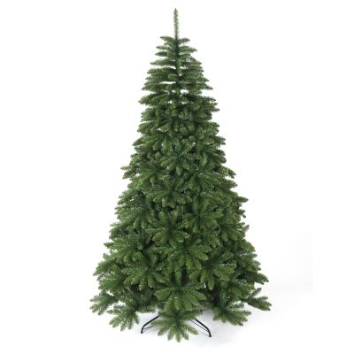 China Christmast Ornament Best Selling 7ft Full Shape Christmas Tree PVC Jointed Christmas Tree Stand Artificial Christmas Tree for sale