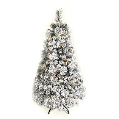 China Christamas Home Decor Amazon Hit PVC Light 4FT Assembled Christmas Tree with Pinecones and Red Berries for Xmas Festival Decoration for sale