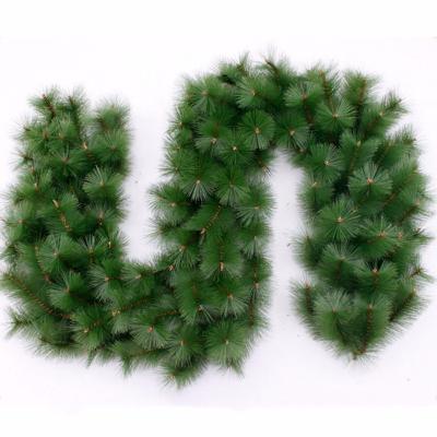 China 2021 Hot Sale Wholesale PVC Treasure Navidad PVC Outdoor Christmas Garland For Xmas And Decor Gift For Girl With LED for sale