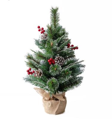 China Christmast Ornament 2ft Mini Artificial Christmas Tree Shape Christmas Decoration For Home for sale