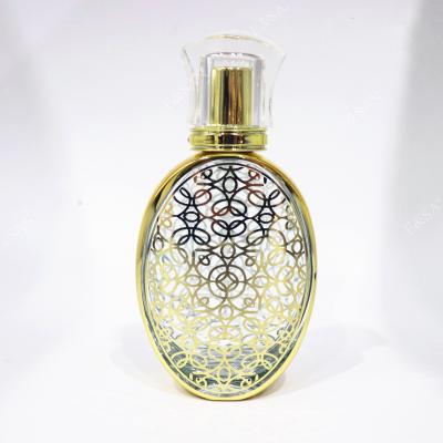 China Personal Care Instock Empty Glass Perfume Bottles Spray To Perfume Cylindrical Glass Bottle 50Ml Glass for sale