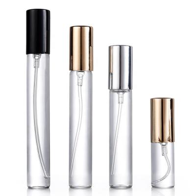 China Personal Care 5Ml Aluminum Spray Nozzle Perfume Clear Atomizer Mist Spray Refillable Perfume Bottle With Atomizer for sale