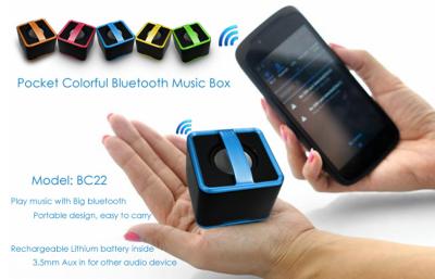 China Lithium-Batterie-drahtloser Bluetooth-Stereosprecher mit Mini-USB zu verkaufen