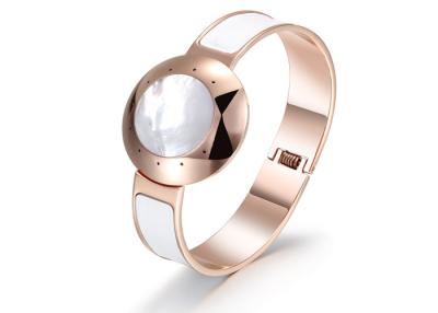 China Weiße intelligente Eignungs-Armbänder Rose-Gold-IOS Bluetooth mit Schlaf-Management zu verkaufen