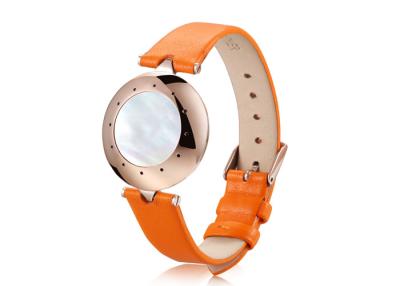 China Eignungs-intelligenter Bluetooth-Uhr-Telefon-Hersteller Rose-Gold APP orange zu verkaufen