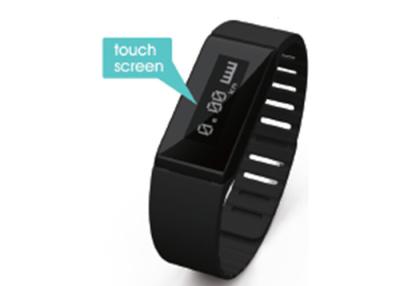 China Touch Screen Sport Fitness Tracking Bands Share Data IOS / Android Sync Phone for sale