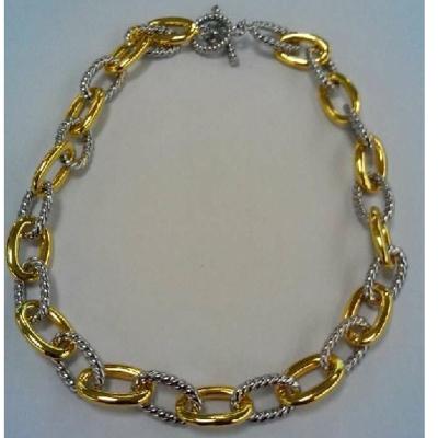 China (N-03) 18K yellow Gold Plated fashion Jewelry Wholesale Link Chain Necklace 18inch for sale