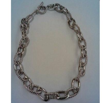 China (N-06)Silver Plated fashion Jewelry Wholesale Link Chain Necklace 18inch for sale