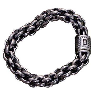 China Sterling Silver Chunky Rolo Chain Link Men Bracelet (058602) for sale