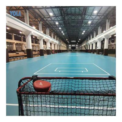 China Modern Wood Pattern Sports Flooring Basketball Court Wood Flooring Super Quality Outdoor Removable Rubber Mat Sports PVC Vinyl Flooring for sale