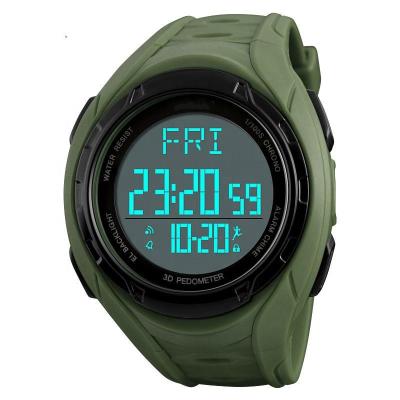 China multifunction watch 1315 digital watch instructions manual 3D pedometer sport smart watch dual time wristwatches lock for sale