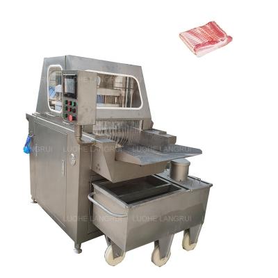 China Injecting brine into electric brine injector machine brine injector machine 48/72/80/108/120 needles injection saline injection machine for chicken for sale