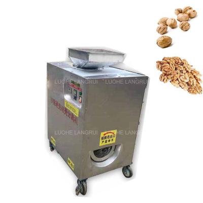 China Snack Factory Walnut Sheller Cookie Nuts Pecan Almond Almond Peeling Machine Commercial Cashew Nuts Splitting Machine for sale