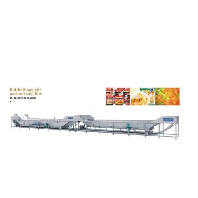 China Food Processing Fruit Vegetables Tunnel Pasteurizer for sale