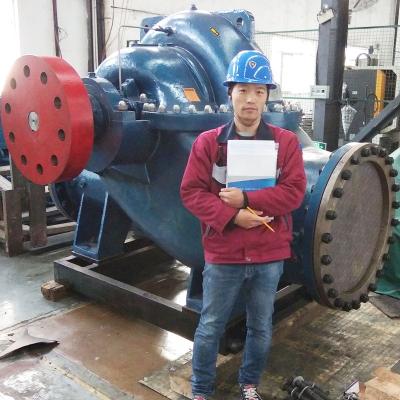 China Commercial Buildings S Series Horizontal Crate Split Casing Pump Radial Split Casing Pump for sale