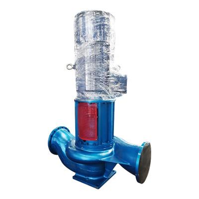 China Commercial Buildings Vertical In Line Pipeline Centrifugal Booster Pump For Hot Water for sale