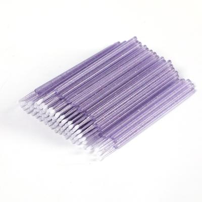 China Cleaning Stick Lash Brush Cotton Swab Nylon Disposable Eyelashes Eyelashes for sale