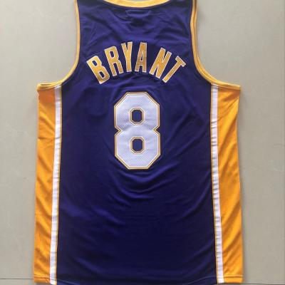 China Anti-Bacterial Hight Quality Basketball Jersey #24 Kb Bryant #8 Mamba #23 James Stitched Customized Embroidered Basketball Jersey for sale