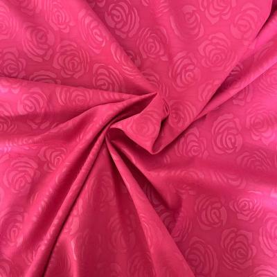 China Changxing Waterproof Textile Manufacturer Custom Embossed Woven Brushed Floral 100% Polyester Fabric for sale