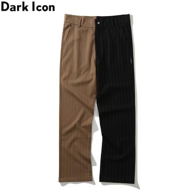 China Men's Plus Size Color Block Pants Material Straight Twill Pants Men for sale