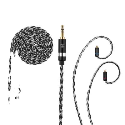 China For Earphone TRN T6 16 Core Plated OCC Litz Copper With 2 PIN Connector Upgraded Earphones Cable for sale