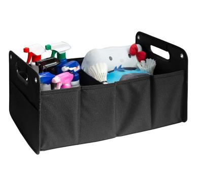 China Auto Trunk Foldable Auto Car Trunk Organizer Large Capacity Portable Cargo Bag Folding Storage Box for sale