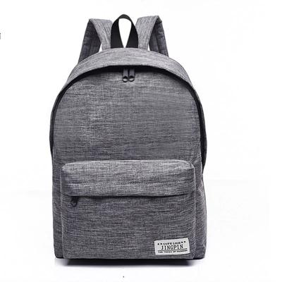 China Anti-theft Canvas Backpack Men Women Large Capacity Laptop Backpack Student School Bags For Teenagers Travel Shoulder Bag Mochila for sale