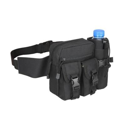 China Anti-theft waterproof duty belt with water bottle holder, suitable for increasing waist Military Fanny Pack tactical bag for sale