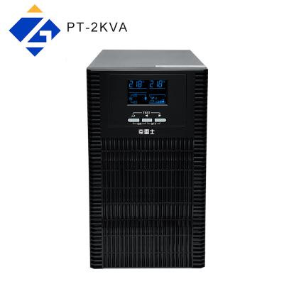 China Home Use And Small And Medium Business Surge Protection 2KVA 2000VA Online UPS System For Computer With Battery For AC Door rRolling Motor for sale