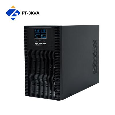 China Home Small and Medium Use and Medium Business Double Conversion 3KVA Battery Backup Backup UPS Online Uninterruptible Power Supply for sale