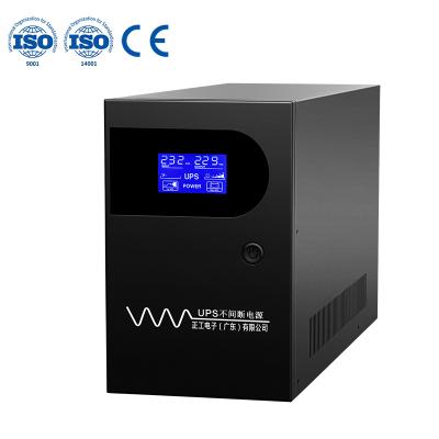 China Home Device Such As Hot Selling Single Phase 220V 110V 3KVA 3000VA Computer Offline UPS For Personal Computer Router for sale