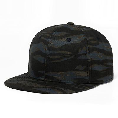 China JOINT Hat Hip Hop Bill Visor Flat Plain 6 Panel Hip Hop Camouflage Classic Snapback Cap for sale