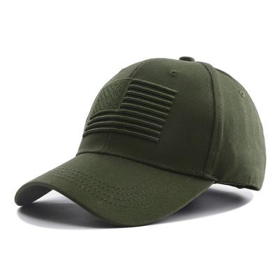 China COMMON American Flag Baseball Cap For Women Men Low Profile United States Army Tactical Operator Dad Military Plain Hat for sale