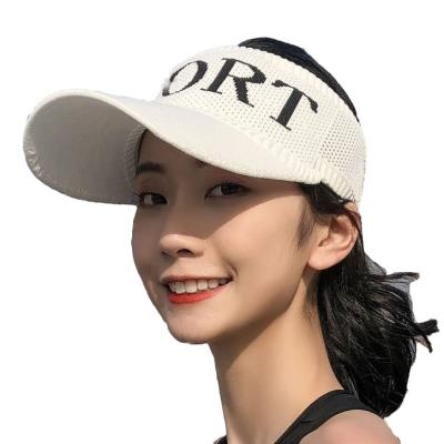 China Wide Sombreros Gorra Planas Gorro Hat Character Simplicity Women SPF 50+ UV Protection Brim Beach Sun Visor Hat Cap for sale