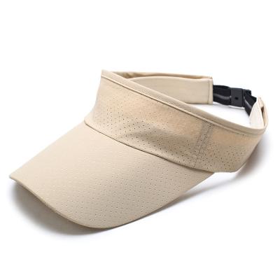 China breathable & Running Sun Visor Hat Men Women Mesh Adjustable Baseball Cap Wholesale Waterproof Golf Tennis Sports for sale