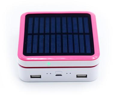 China Solar charger panel +10000mAh Power Bank Multi-Functional power bank for sale