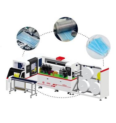 China Making Disposable Face Mask Flat Face Mask Automatic Making Machine for sale