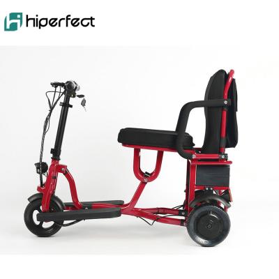 China 300W 36V lithium battery 3 wheel full punch electric scooter mobilty for the elderly 8