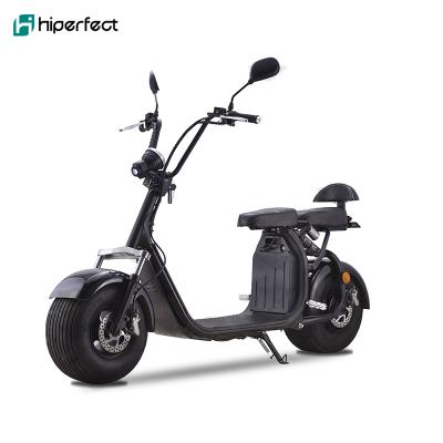 China 1000W 48V 60V double seat 2 wheel tire big fat stand electric scooter citycoco with EEC HP111E-B for sale