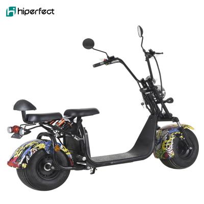 China 1000W 1500W 2000W 48V 60V women double seat electric scooter, removable battery two citycoco on sale cheap for sale