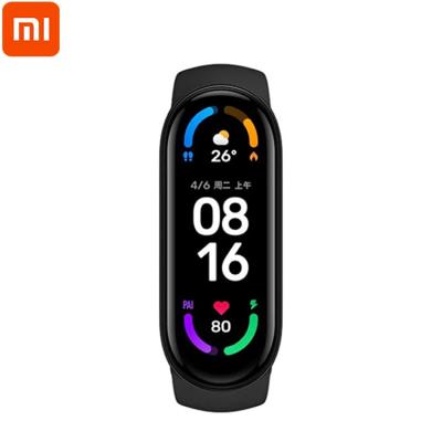 China MP3 Playback Top Quality Version Global Heart Friendly Rate Sensor Mi Smart Band 6 MI band6 for sale